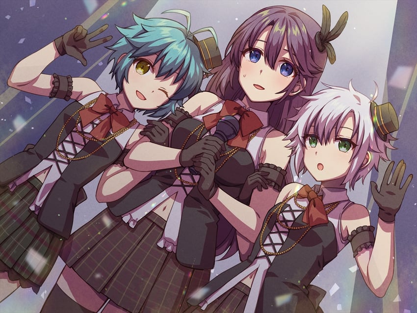fie claussell, emma millstein, and millium orion (eiyuu densetsu and 2 more) drawn by chihiro_(chihiro3399)