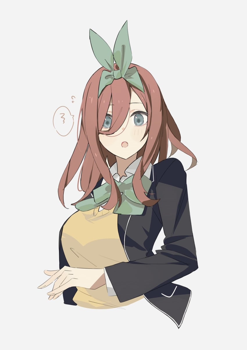 nakano miku and nakano yotsuba (go-toubun no hanayome) drawn by george_man