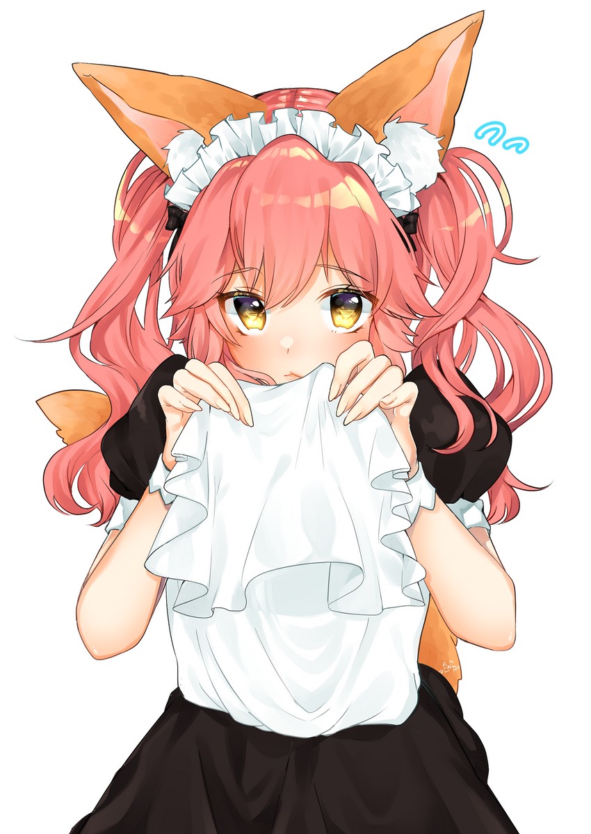 tamamo and tamamo no mae (fate and 1 more) drawn by etto_eat