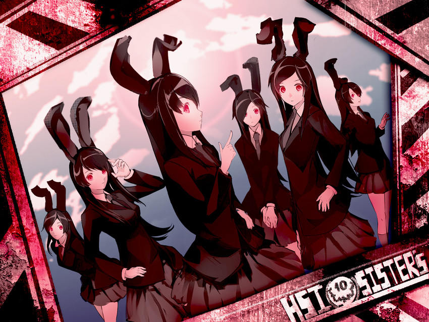 reisen udongein inaba, hisui, and metal hisui (touhou and 1 more) drawn by pianika