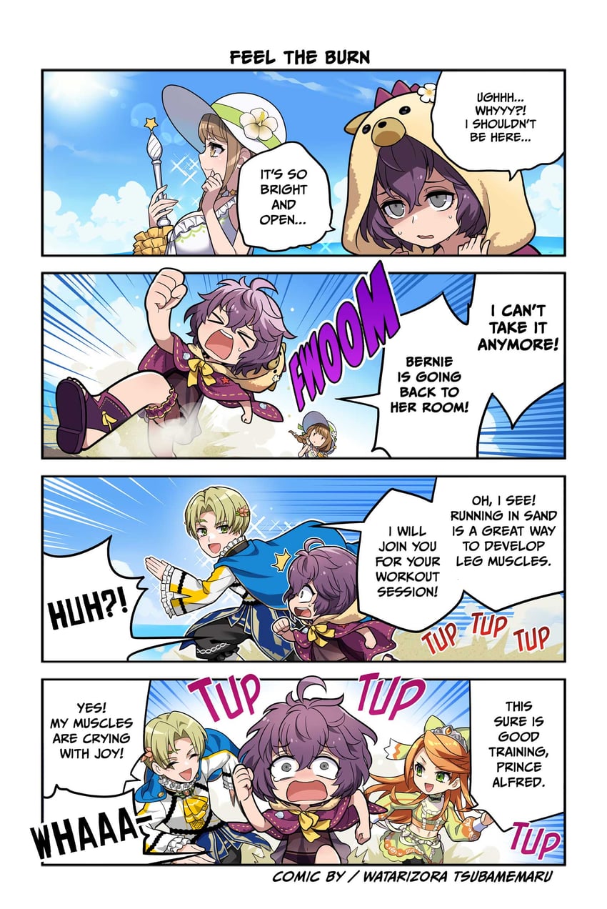 bernadetta von varley, goldmary, etie, and alfred (fire emblem and 2 more)