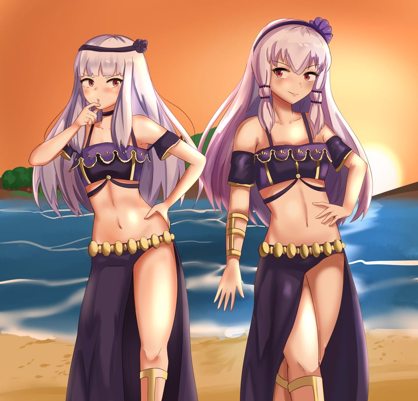 lysithea von ordelia and yuuki aoi (fire emblem and 1 more) drawn by zipperqr