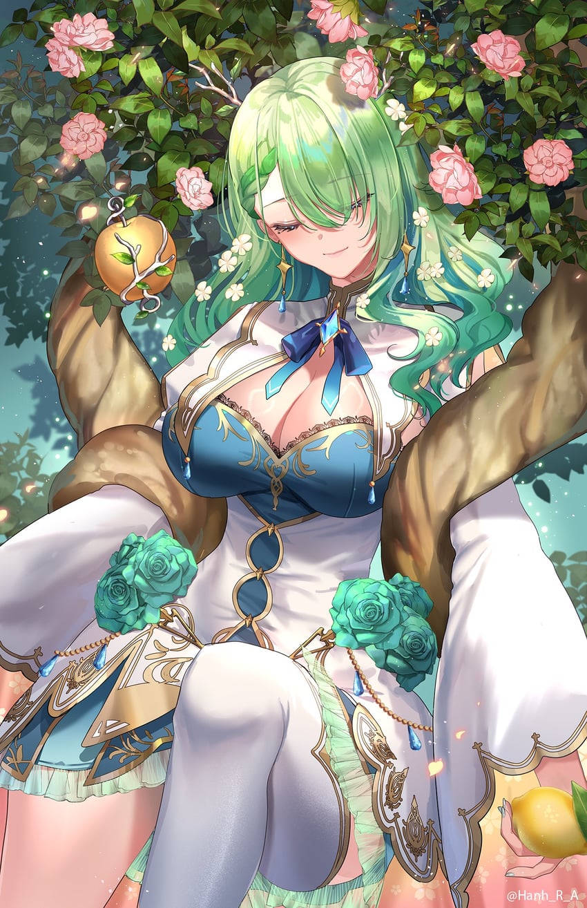 ceres fauna (hololive and 1 more) drawn by hanh_chu