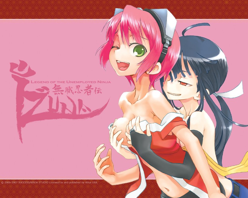 izuna and shino (gouma reifuden izuna) drawn by yoshida_on