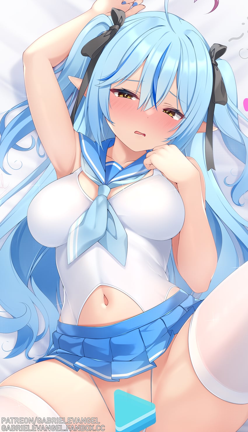 yukihana lamy (hololive) drawn by gabriel_evangel