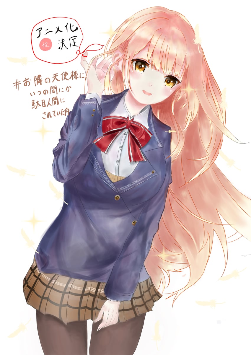shiina mahiru (otonari no tenshi-sama ni itsu no mani ka dame ningen ni sarete ita ken) drawn by a_roxs