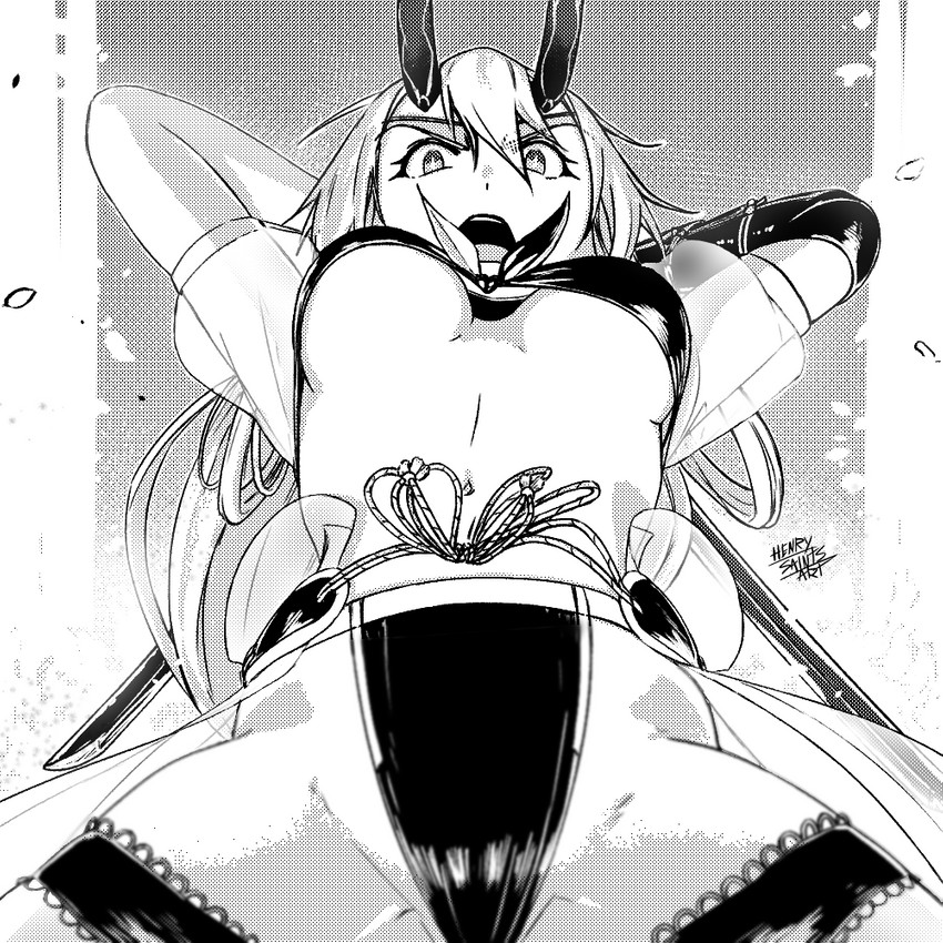 tomoe gozen (fate and 1 more) drawn by henry_saints