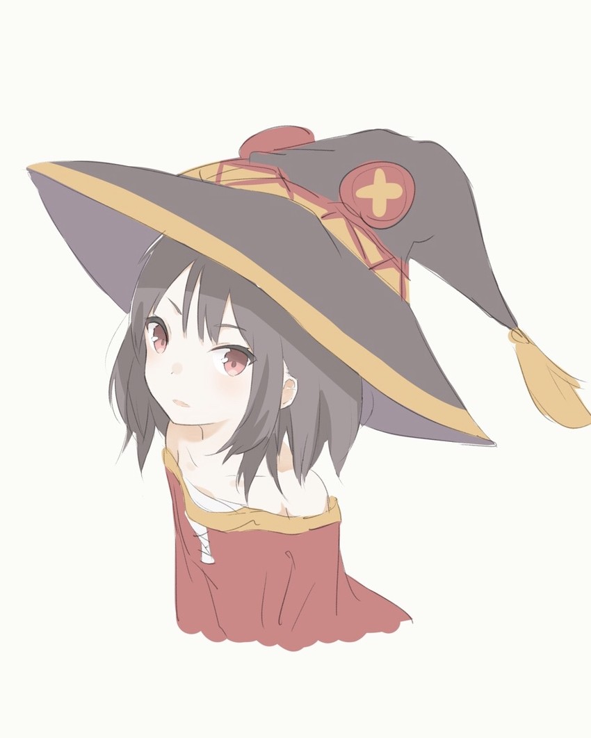 megumin (kono subarashii sekai ni shukufuku wo!) drawn by hagi_neco