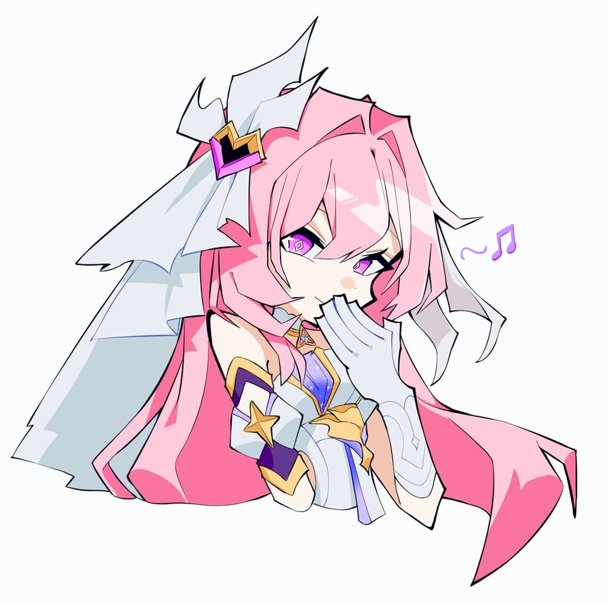 elysia (honkai and 1 more) drawn by mi_(27782900)