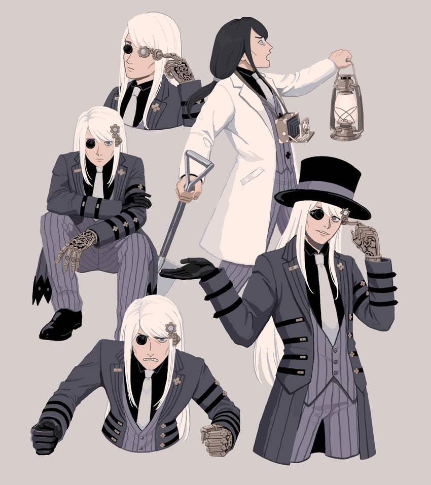 enoch drebber (ace attorney and 2 more) drawn by 23011620x