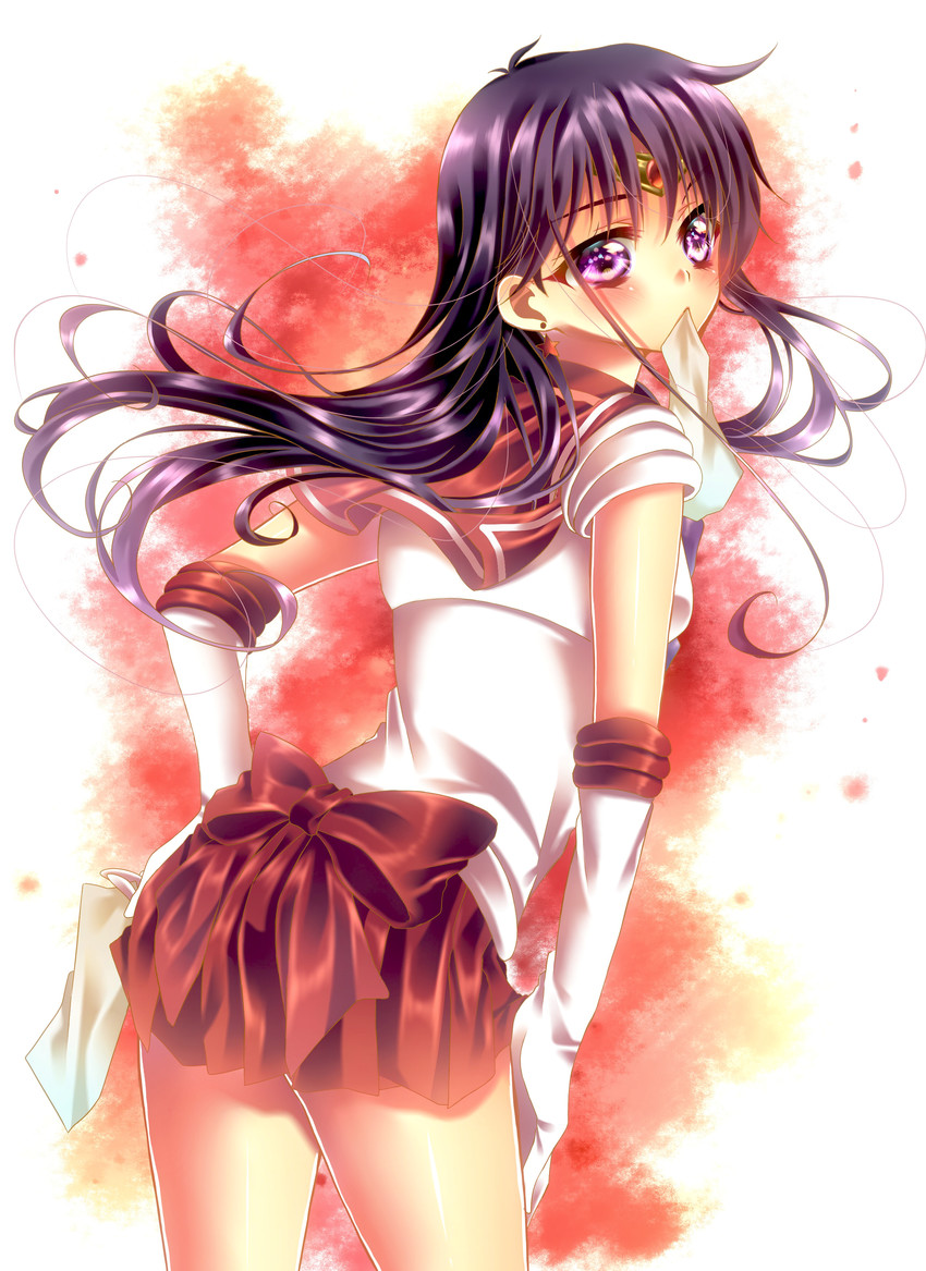hino rei and sailor mars (bishoujo senshi sailor moon) drawn by touki_matsuri