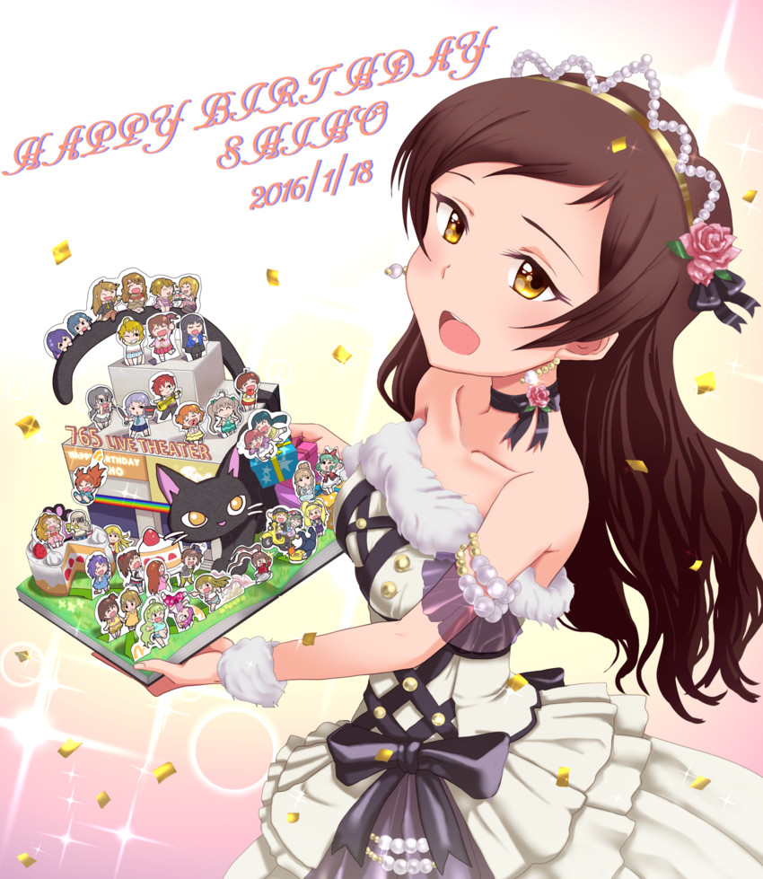 suou momoko, kitazawa shiho, makabe mizuki, nanao yuriko, ibuki tsubasa, and 32 more (idolmaster and 1 more) drawn by himetsuba and run_p_(aveton)