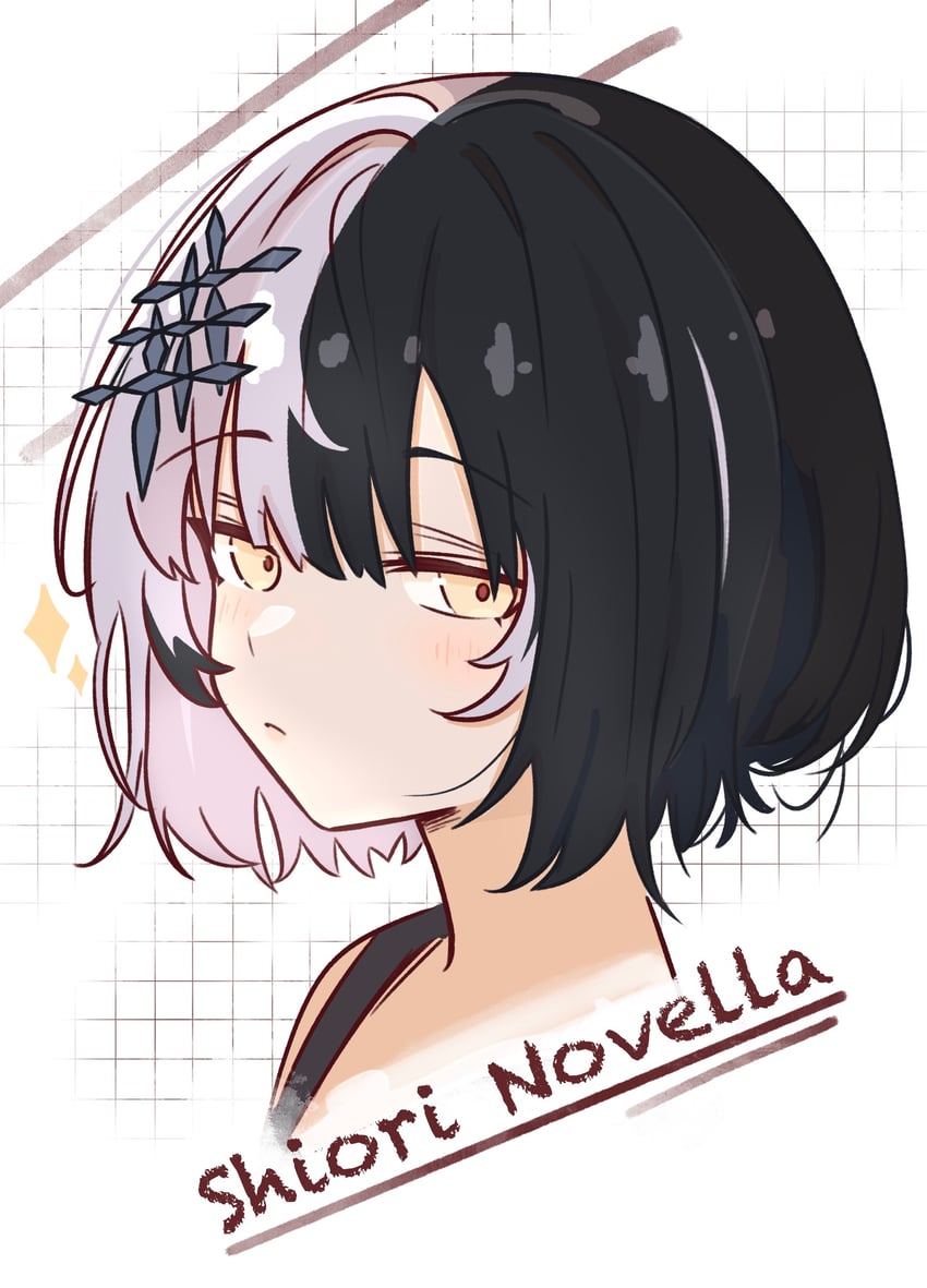 shiori novella (hololive and 1 more) drawn by hiroavrs