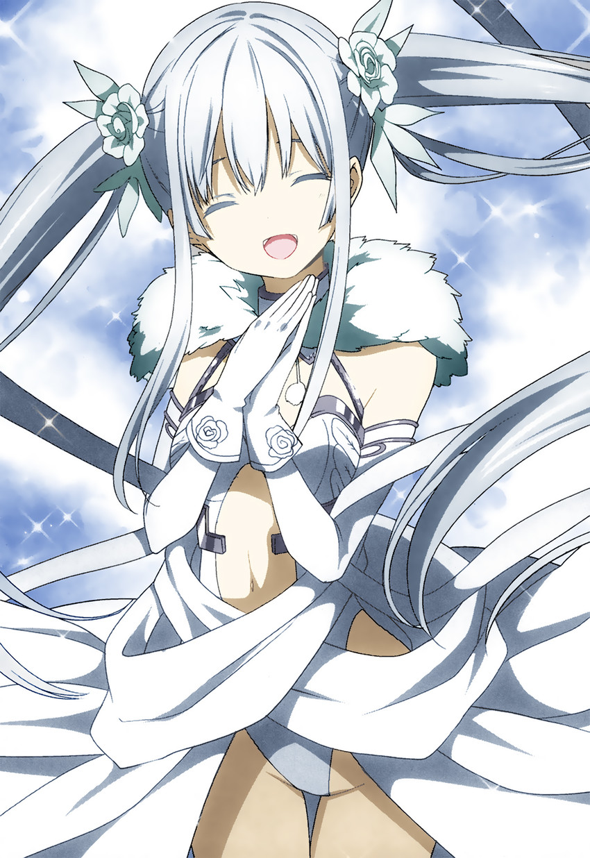 shiroki jo'ou (mitou shoukan://blood sign) drawn by ikawa_waki and kyoukai_(pixiv2039334)