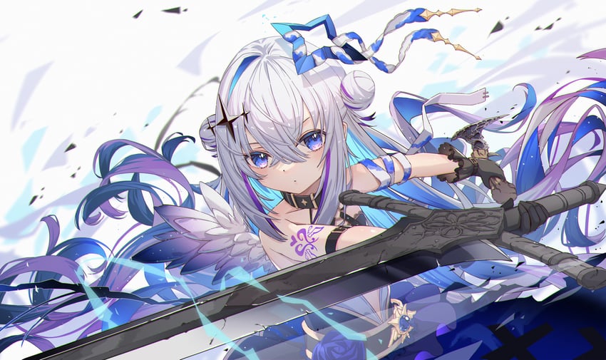 amane kanata (hololive and 2 more) drawn by juu_p