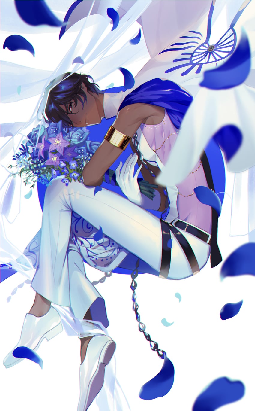 arjuna (fate and 1 more) drawn by semi_(p-poco)