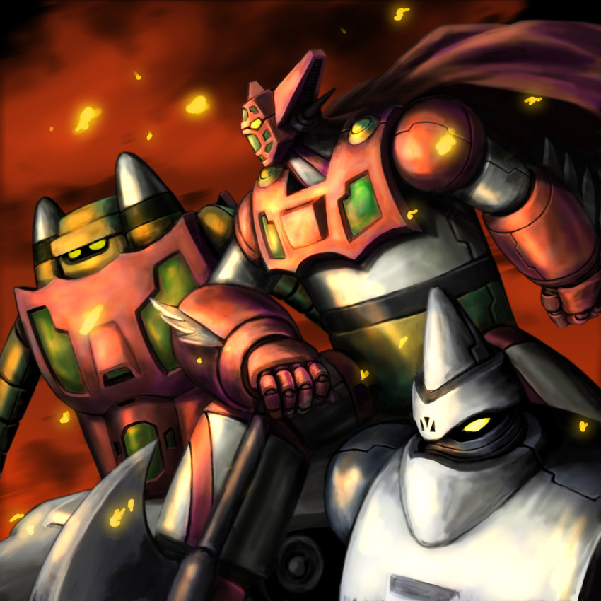 getter-1, getter-2, and getter-3 (getter robo) drawn by aniki_gunsou