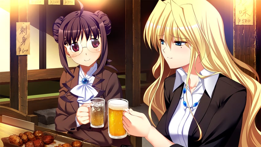 harudera yuria and tachibana chizuru (grisaia and 1 more) drawn by fumio_(ura_fmo)