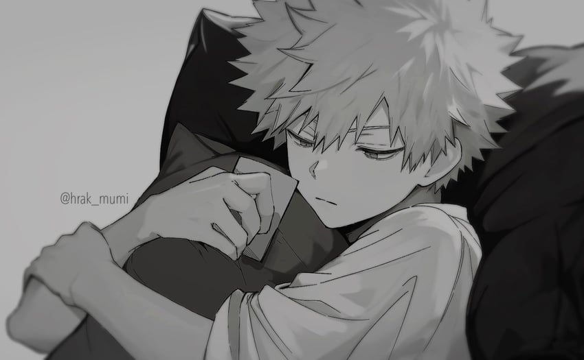 bakugou katsuki (boku no hero academia) drawn by hrak_mumi