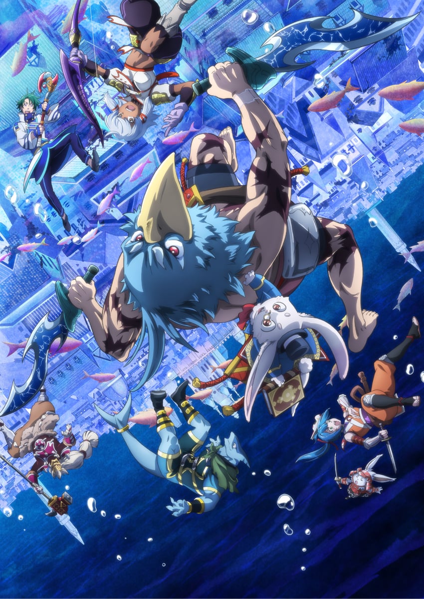 emul, sunraku, araba, akitsu akane, ceecrue, and 2 more (shangri-la frontier)