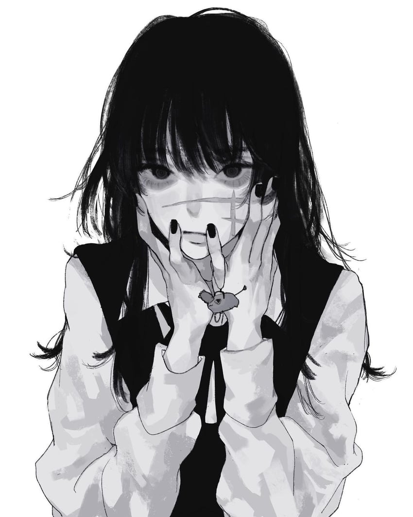 yoru and pochita (chainsaw man) drawn by sol_(memoryspaceofsol)