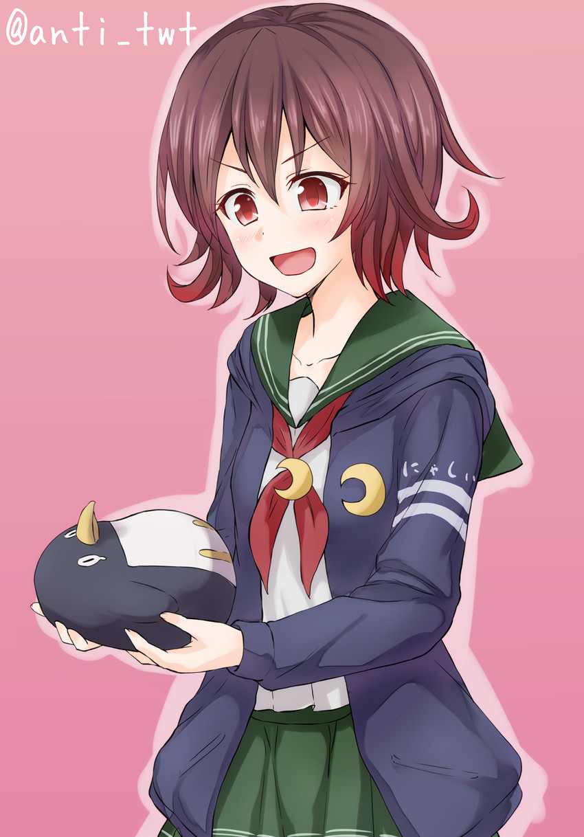 mutsuki, failure penguin, and mutsuki kai ni (kantai collection) drawn by anti_(untea9)