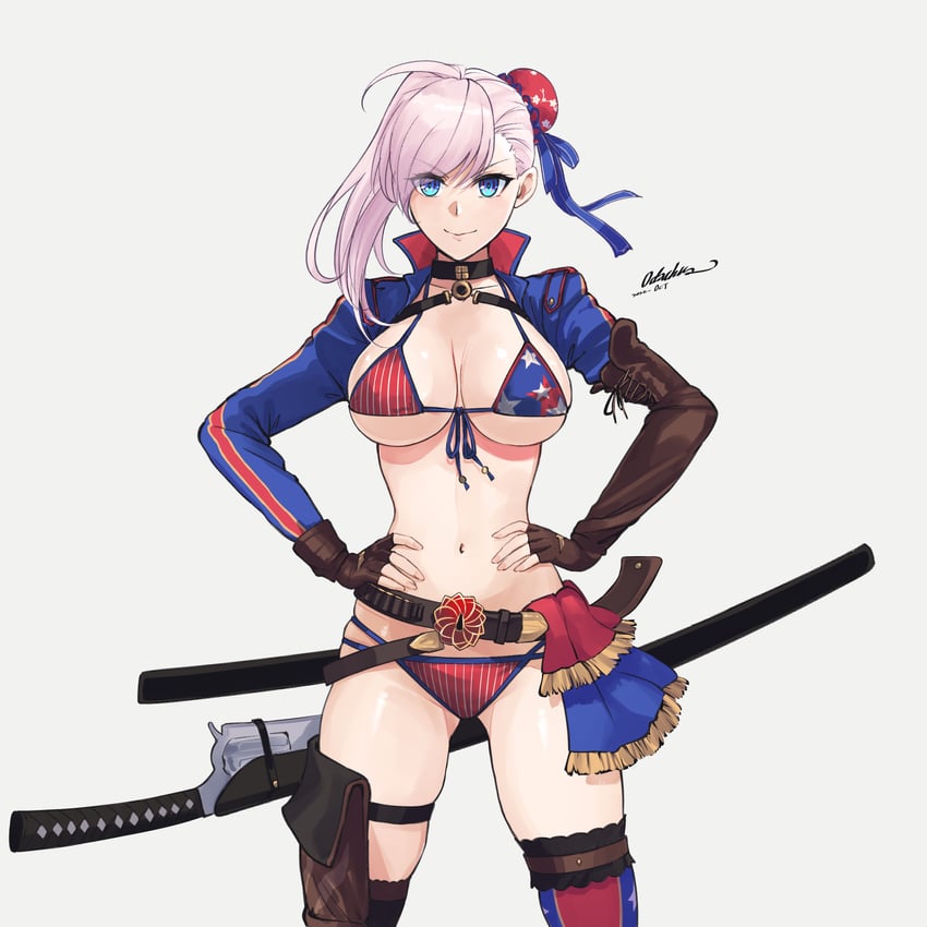 miyamoto musashi (fate and 1 more) drawn by odachu