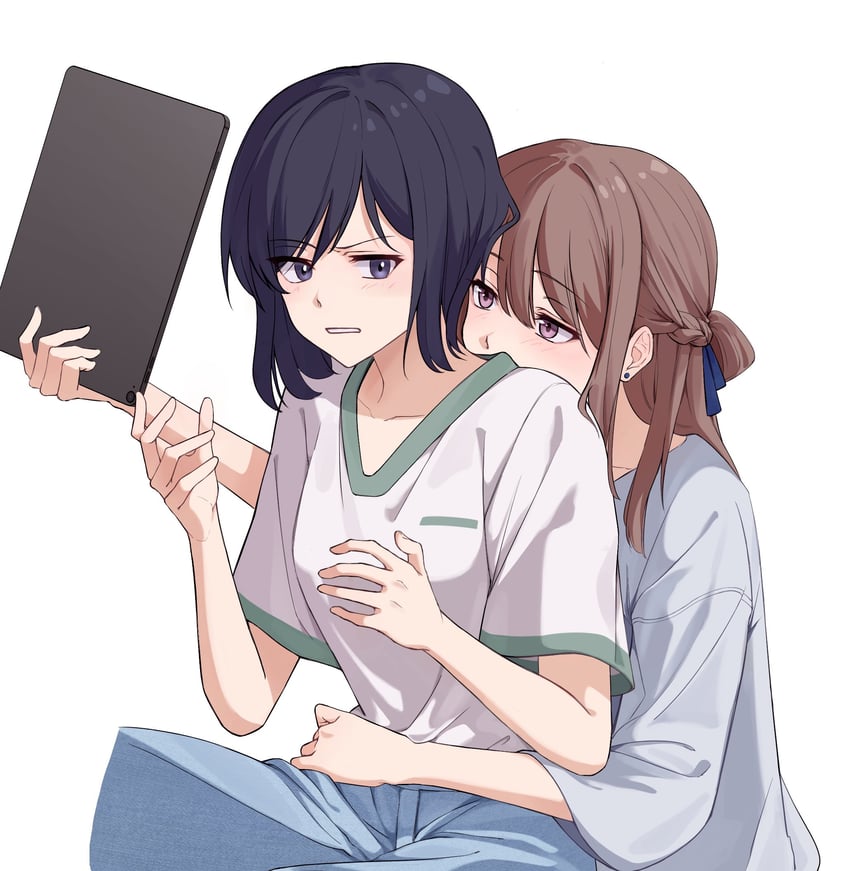 miyagi shiori and sendai hazuki (shuuniichido classmate wo kau hanashi) drawn by kyo6159
