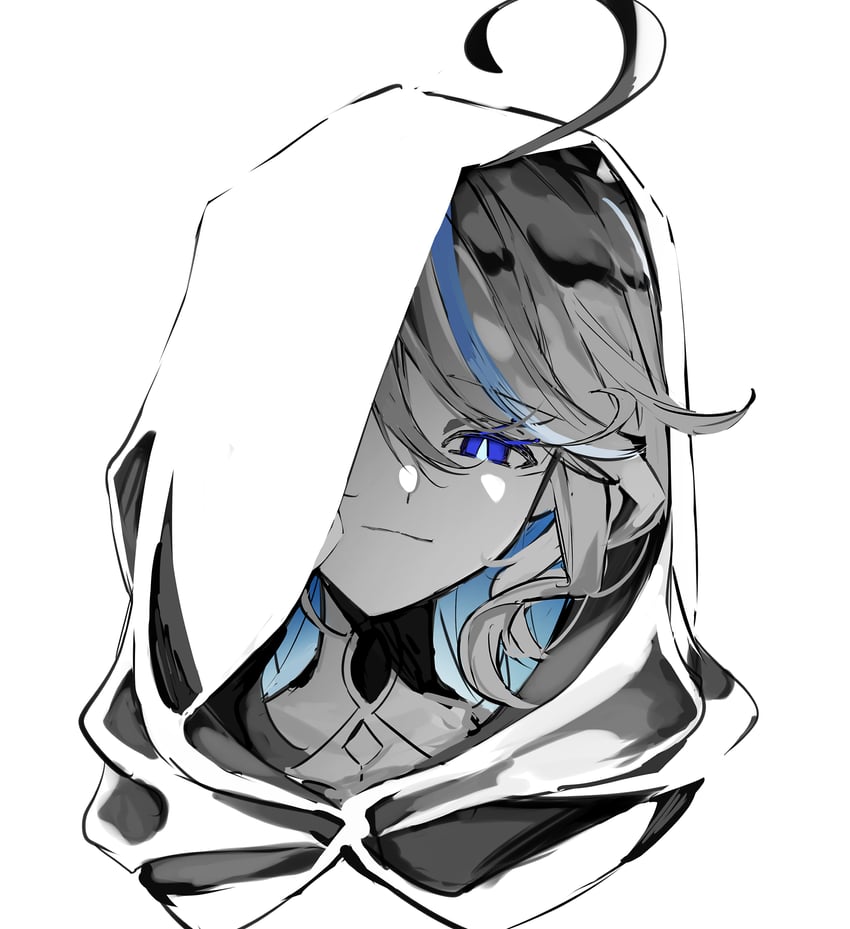 furina and focalors (genshin impact) drawn by hitoyuki_00