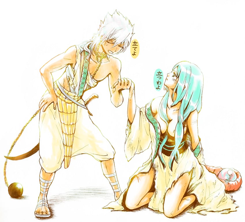 yamuraiha and sharrkan (magi the labyrinth of magic) drawn by sunsetavolcano