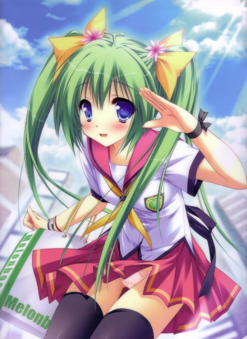 melon-chan (melonbooks and 1 more) drawn by moekibara_fumitake
