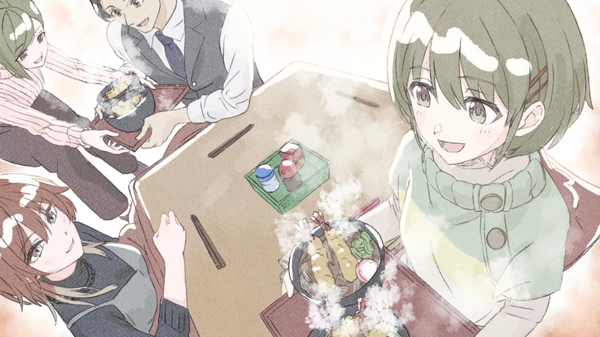 producer, nanakusa nichika, aketa mikoto, and nanakusa hazuki (idolmaster and 1 more) drawn by takada_(pixiv_97599311)