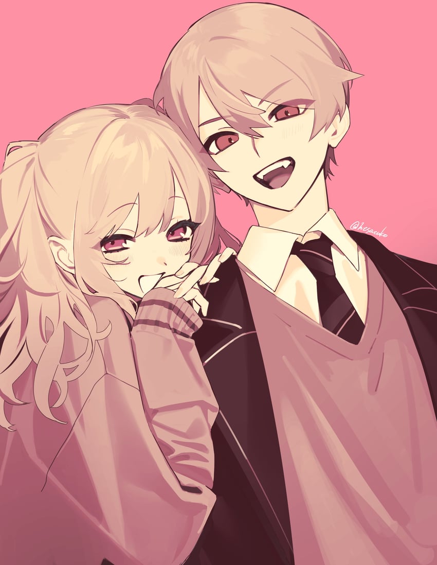 tenma tsukasa and tenma saki (project sekai) drawn by sa_tsuko