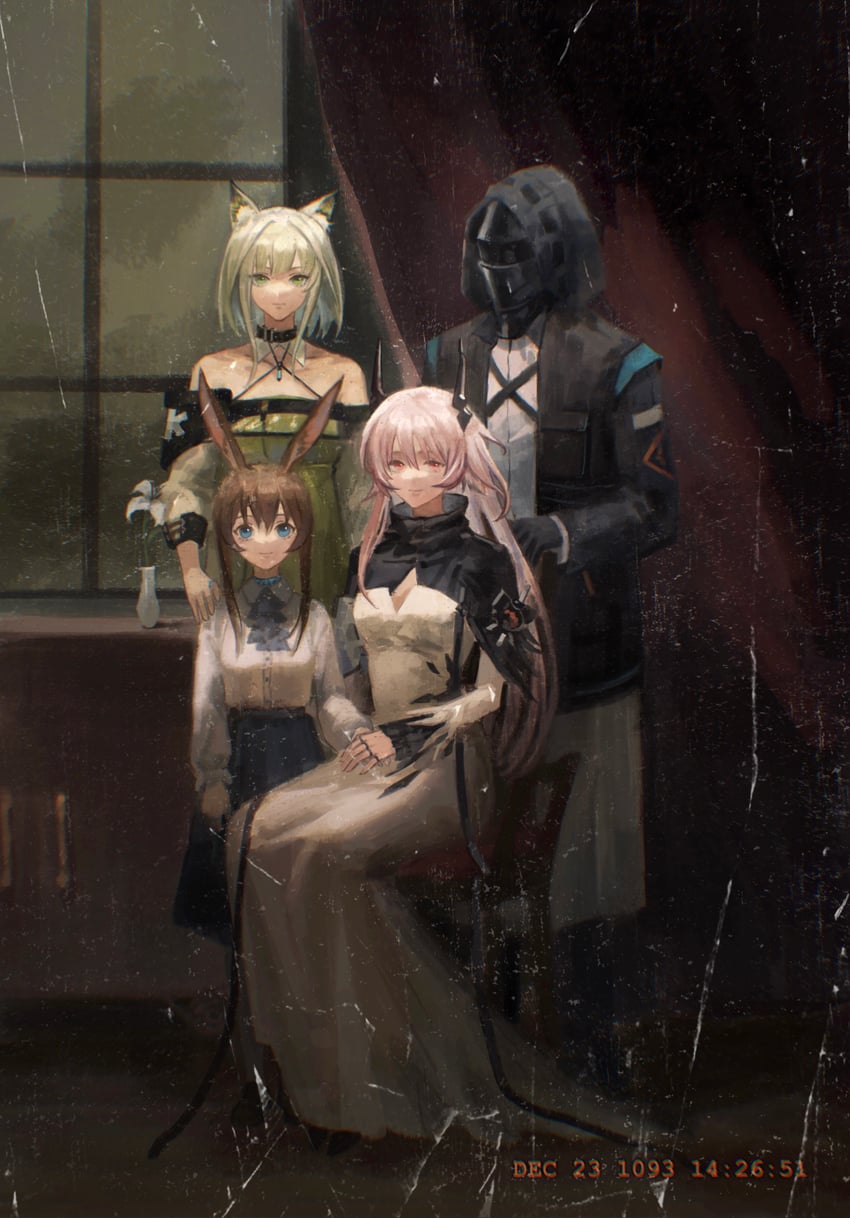 doctor, amiya, kal'tsit, and theresa (arknights) drawn by sodiumcc