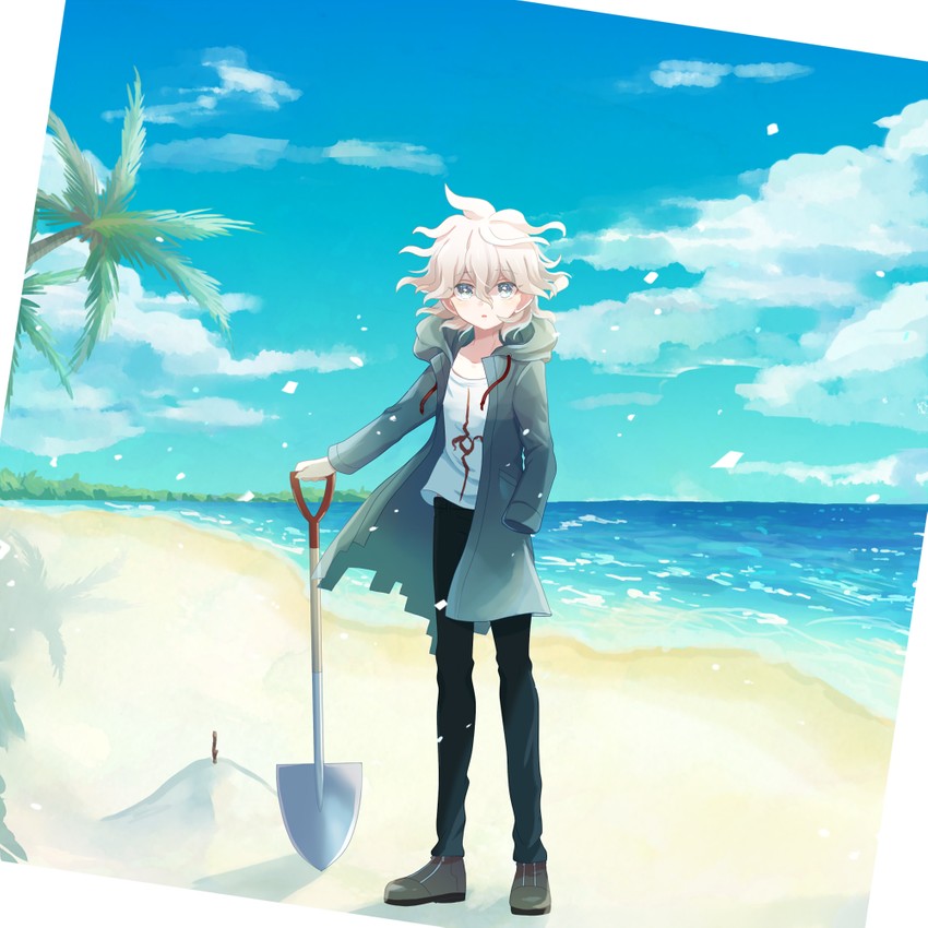 komaeda nagito (danganronpa and 1 more) drawn by koikeya_(keroro7)