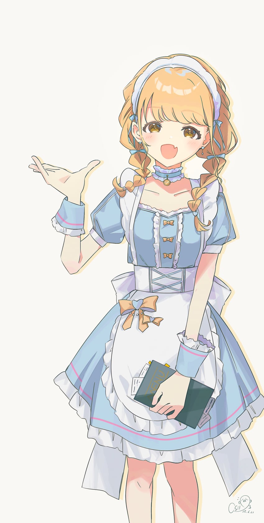 fujita kotone (idolmaster and 1 more) drawn by qs11