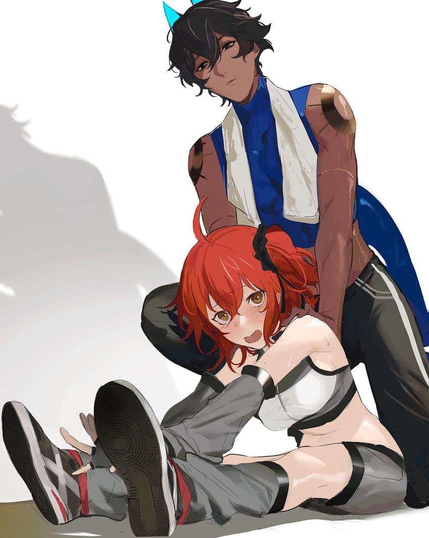 fujimaru ritsuka, arjuna, and arjuna alter (fate and 1 more) drawn by neruchiru_08