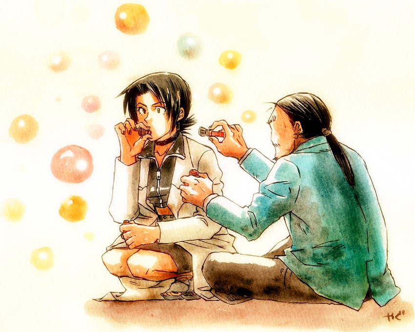 hasegawa haruka and misato kaoru (moyashimon) drawn by yagu