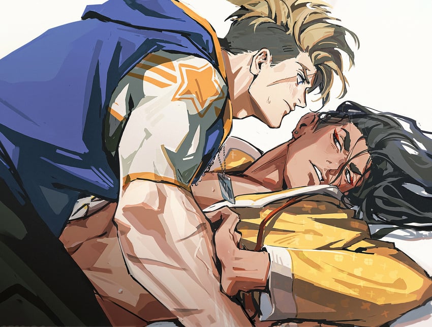 luke sullivan and jamie siu (street fighter and 1 more) drawn by tokireii