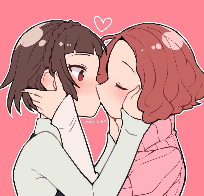 niijima makoto and okumura haru (persona and 1 more) drawn by do_m_kaeru