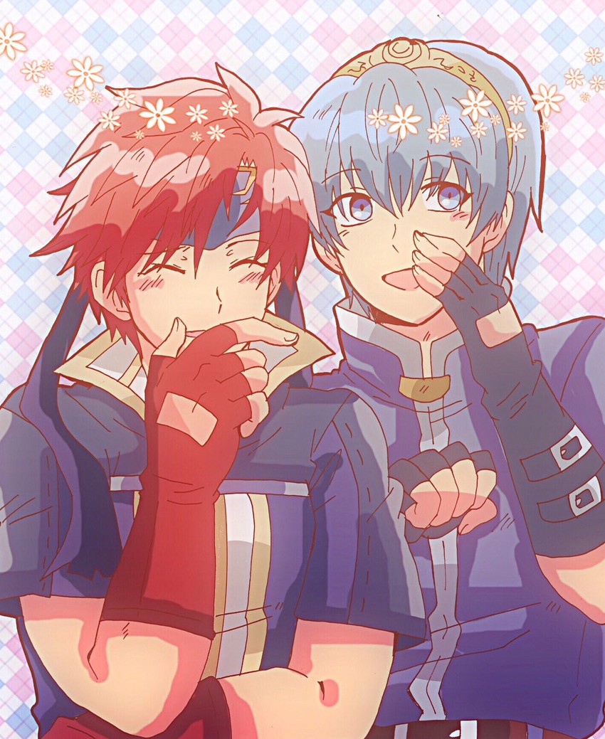 marth and roy (fire emblem and 3 more) drawn by kiriya_(552260)