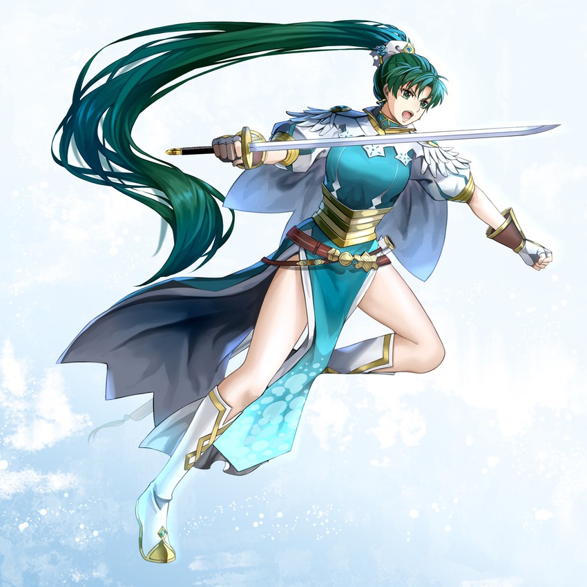 lyn (fire emblem and 2 more) drawn by delsaber