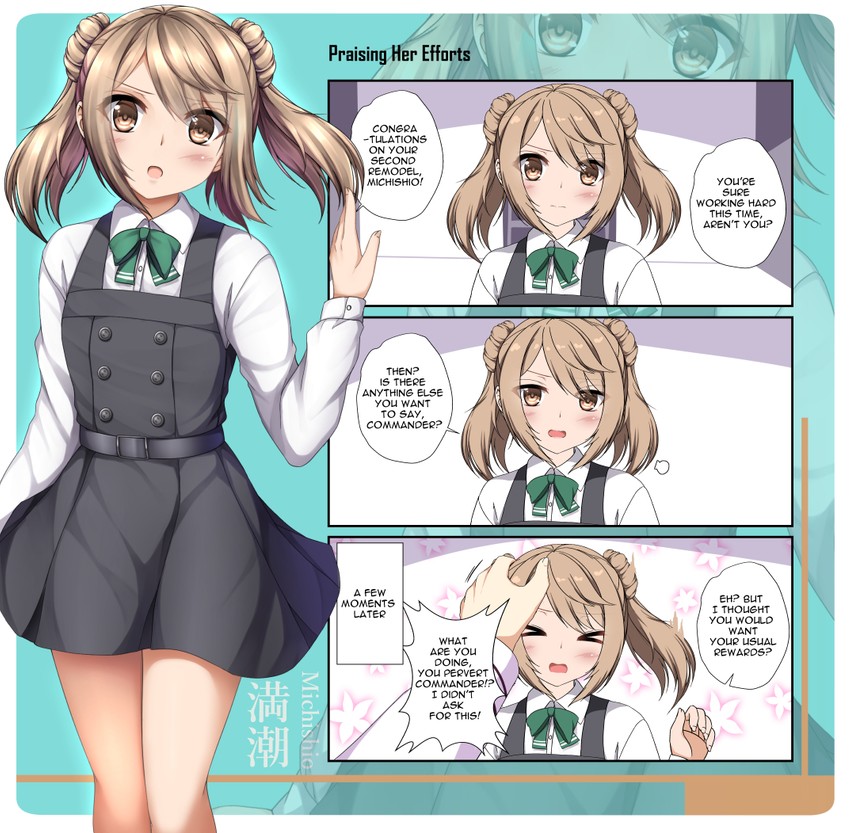 michishio and michishio kai ni (kantai collection) drawn by sheita