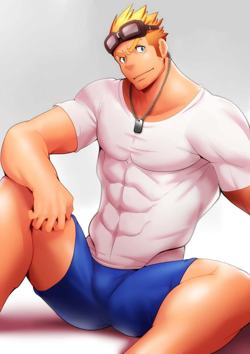 cid highwind (final fantasy and 1 more) drawn by sudo_(sudo_kurokawa)