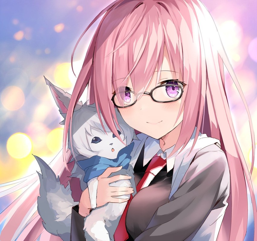 mash kyrielight and fou (fate and 1 more) drawn by rin_yuu