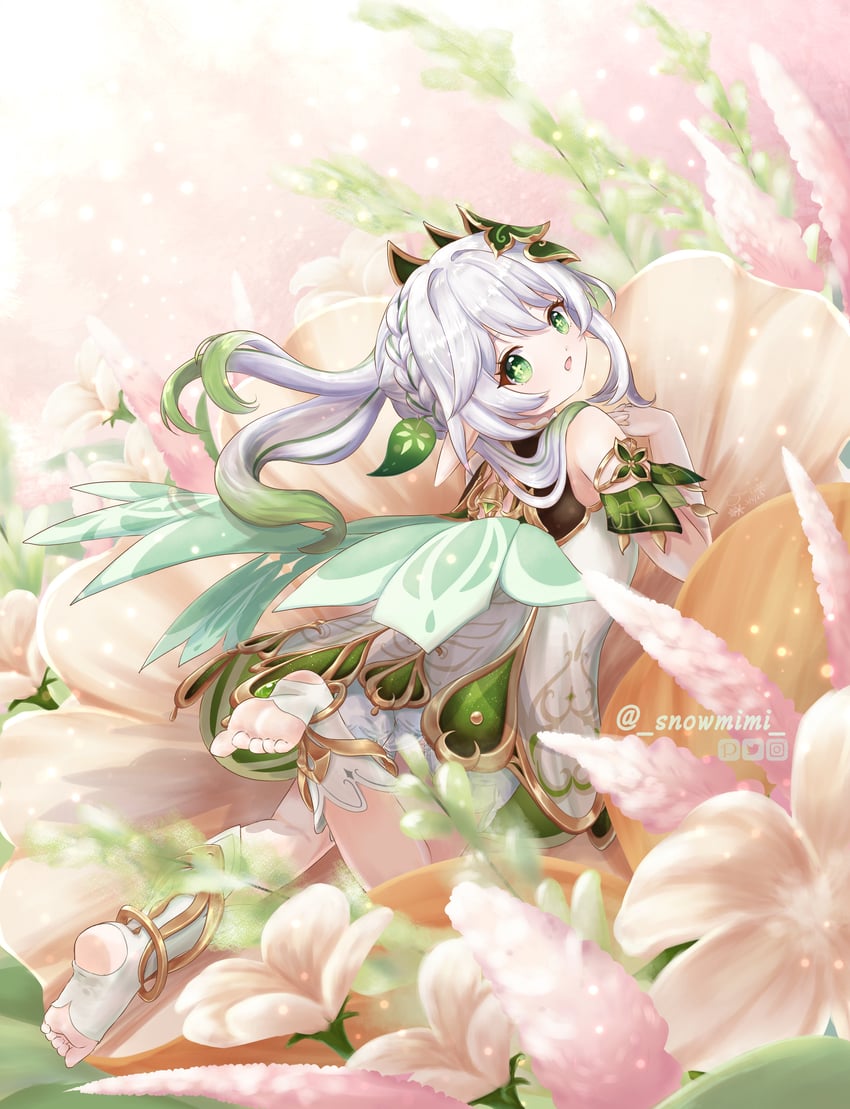 nahida (genshin impact) drawn by snow_(snowmimi)