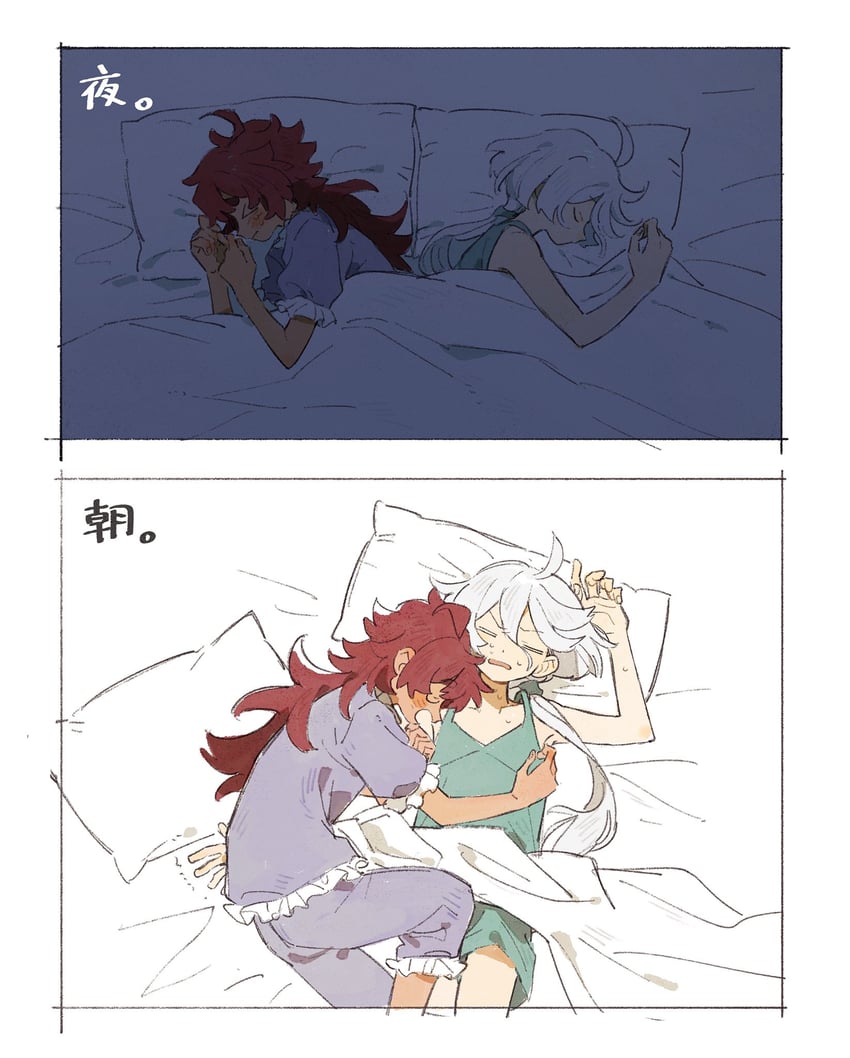 suletta mercury and miorine rembran (gundam and 1 more) drawn by minamip
