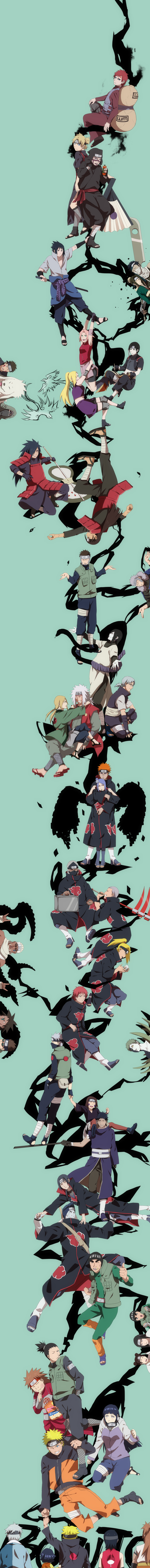 haruno sakura, uzumaki naruto, hyuuga hinata, uchiha sasuke, tsunade, and 44 more (naruto and 3 more) drawn by akasuna_no_hedoro