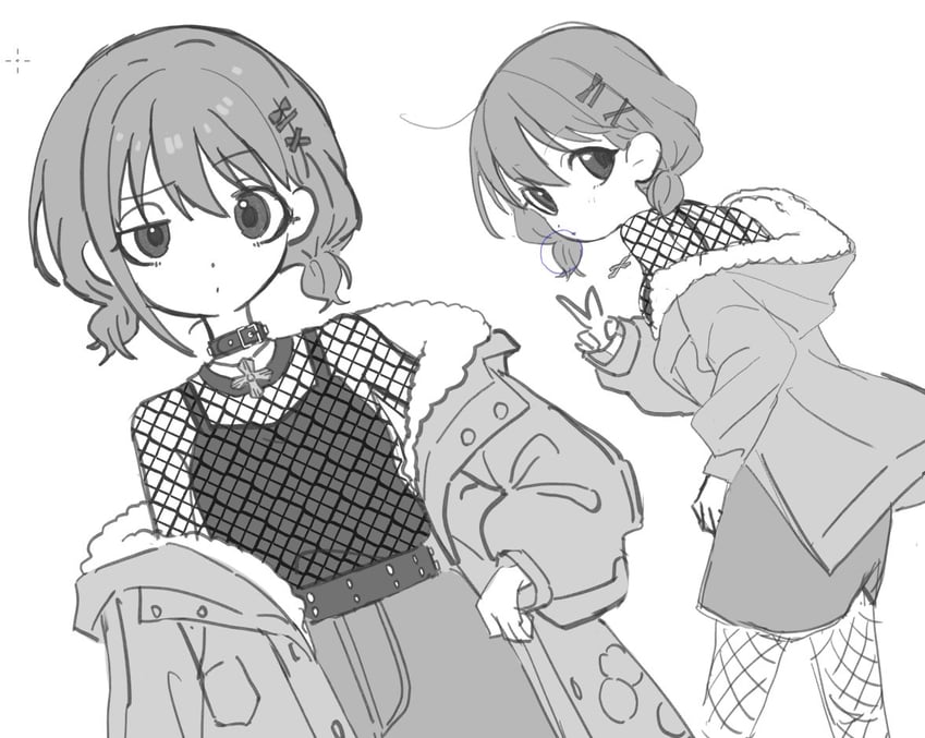 iseri nina (girls band cry) drawn by kuji_(orca9ji)