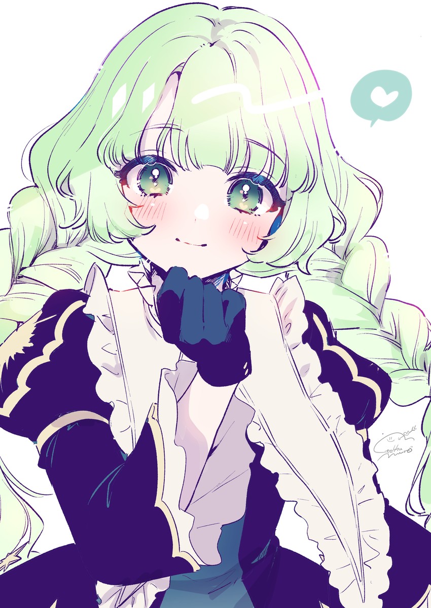 q-pit and tsukishiro ayumi (aikatsu! and 1 more) drawn by geshumaro